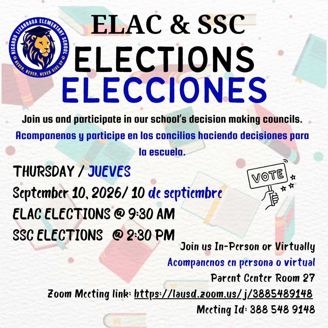 elac elections flyer